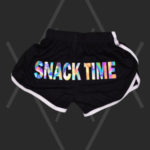 "SNACK TIME" Gym Shorts