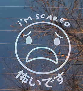"I'm Scared" Decal